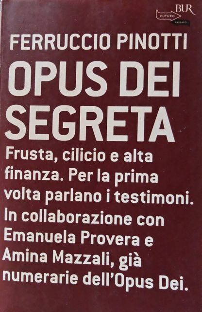 Copertina di Opus Dei segreta