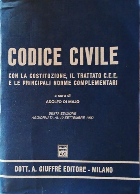 Copertina di Codice Civile