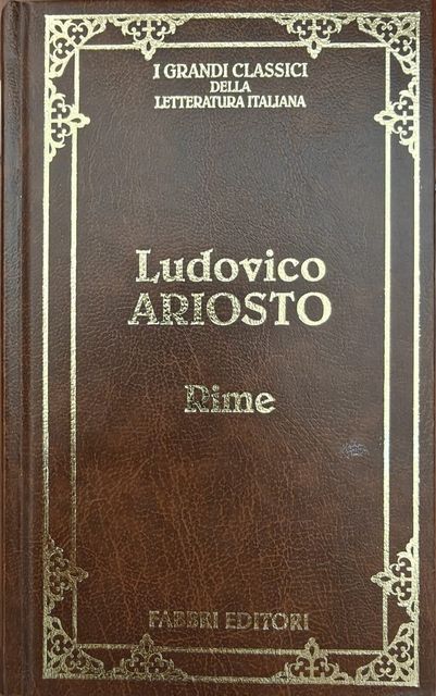 Copertina di Rime
