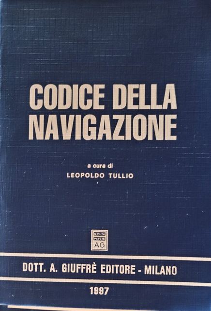 Copertina di Codice della Navigazione