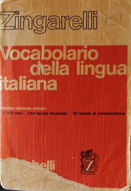 Copertina di Zingarelli - Vocabolario della lingua italiana