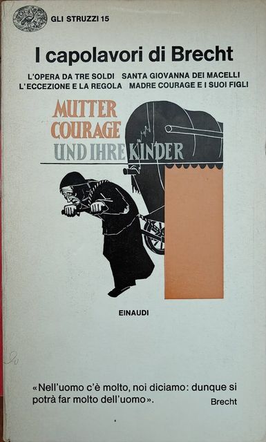 Copertina di I capolavori di Brecht