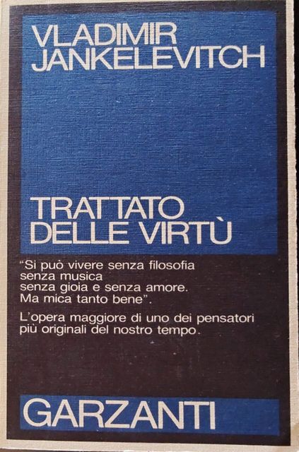 Copertina di Trattato delle virtù