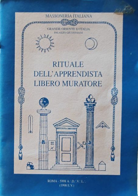 Copertina di Rituale dell'Apprendista Libero Muratore