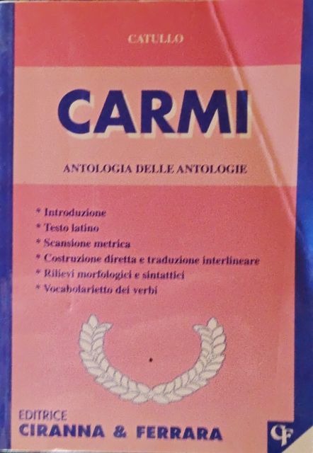 Copertina di Carmi. Antologia delle antologie